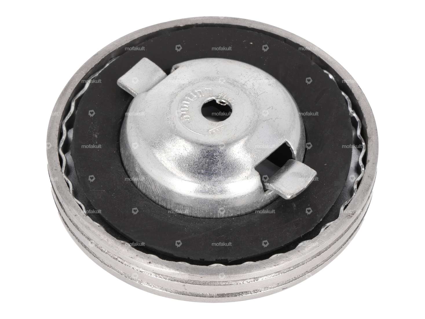 Tankdeckel «6 deutsche Meister auf Zündapp 1961» 40 mm Bajonett Carousel Image 2