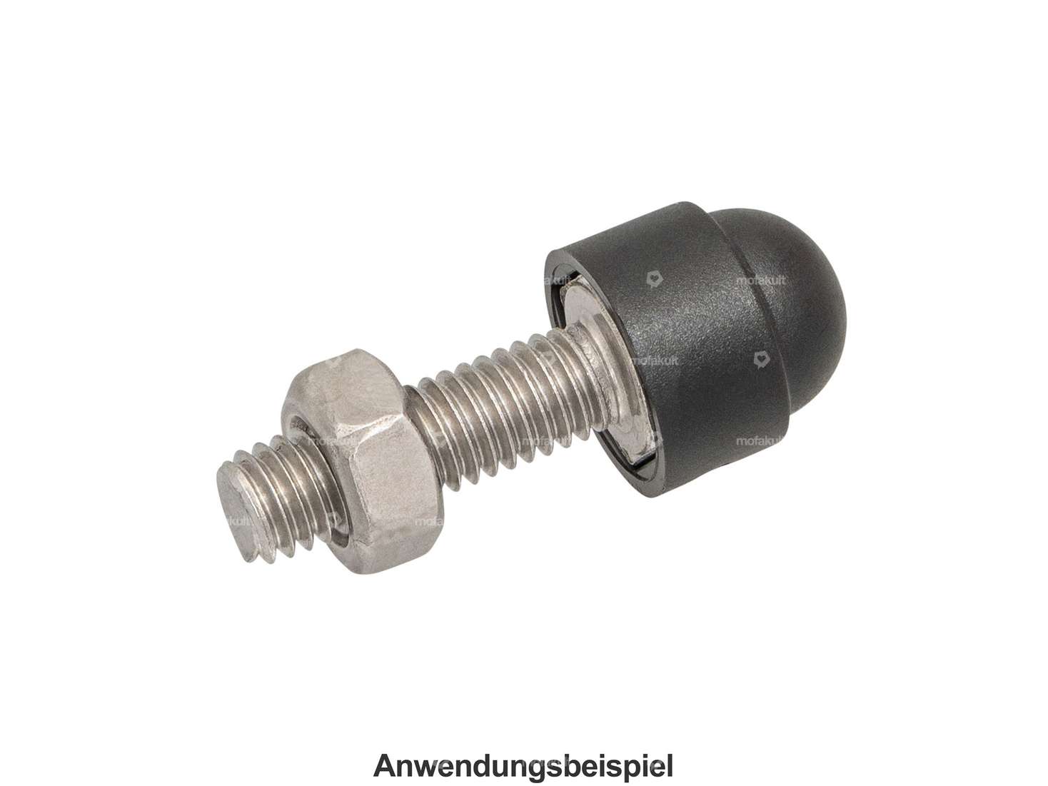 Cover cap external hexagon M10 black Carousel Image 4