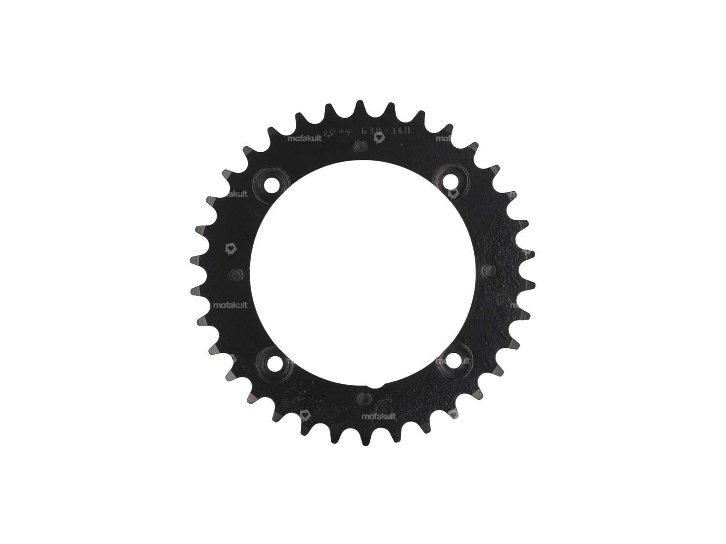 ESJOT Pignon 34 dents 4 trous rétropédalage noir Carousel Image 1