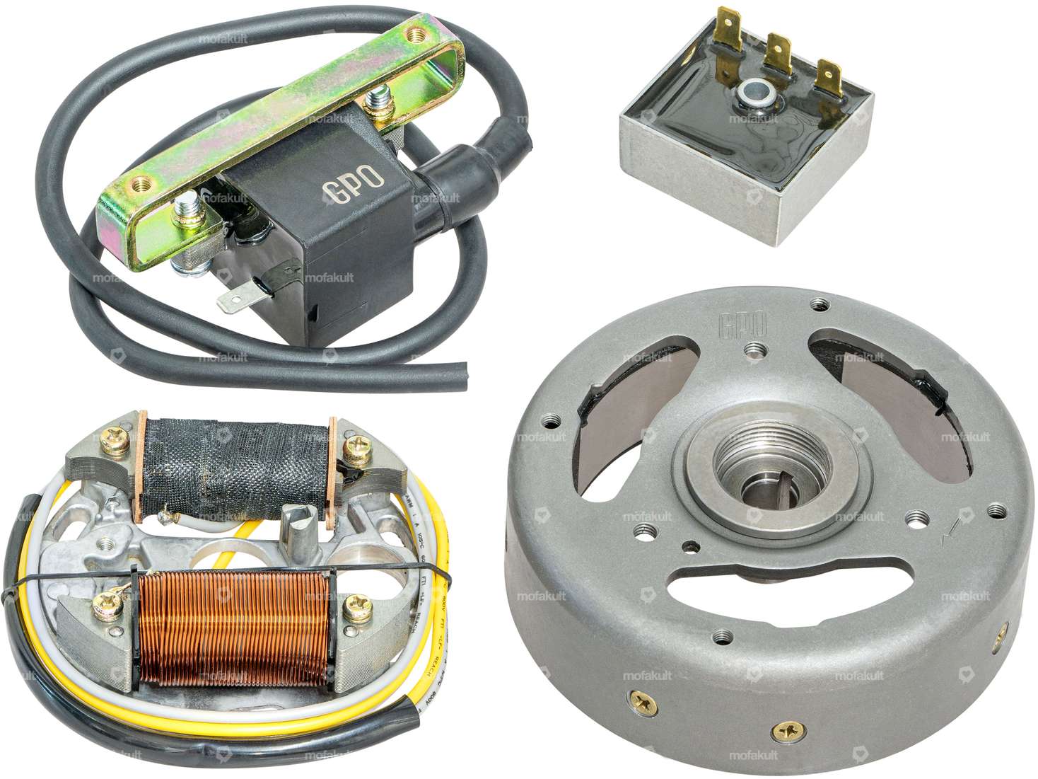 GPO CDI Kit d'allumage tournant à droite 6V Carousel Image 1