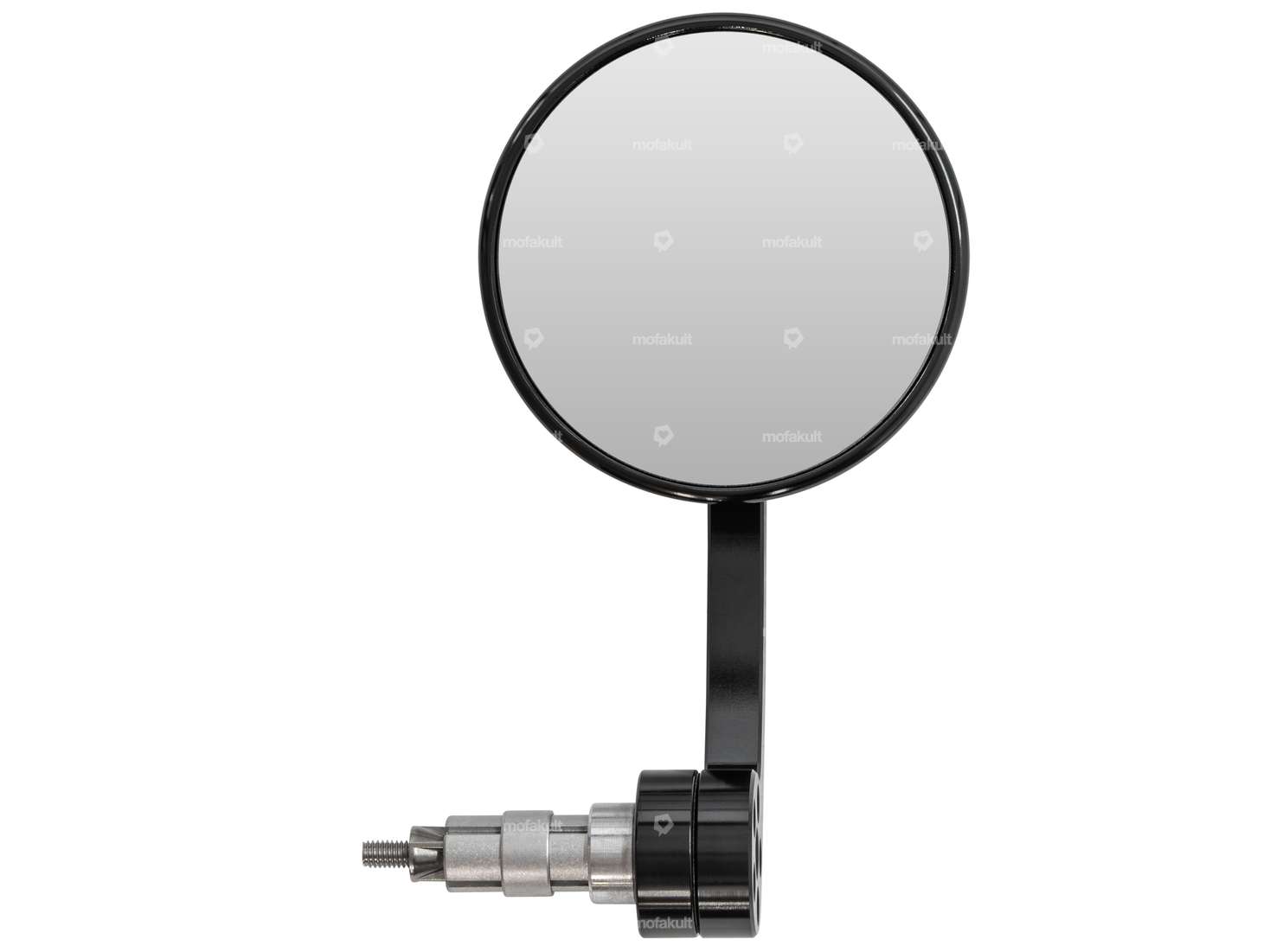 HIGHSIDER Spiegel CNC rund Steckvariante schwarz Carousel Image 2