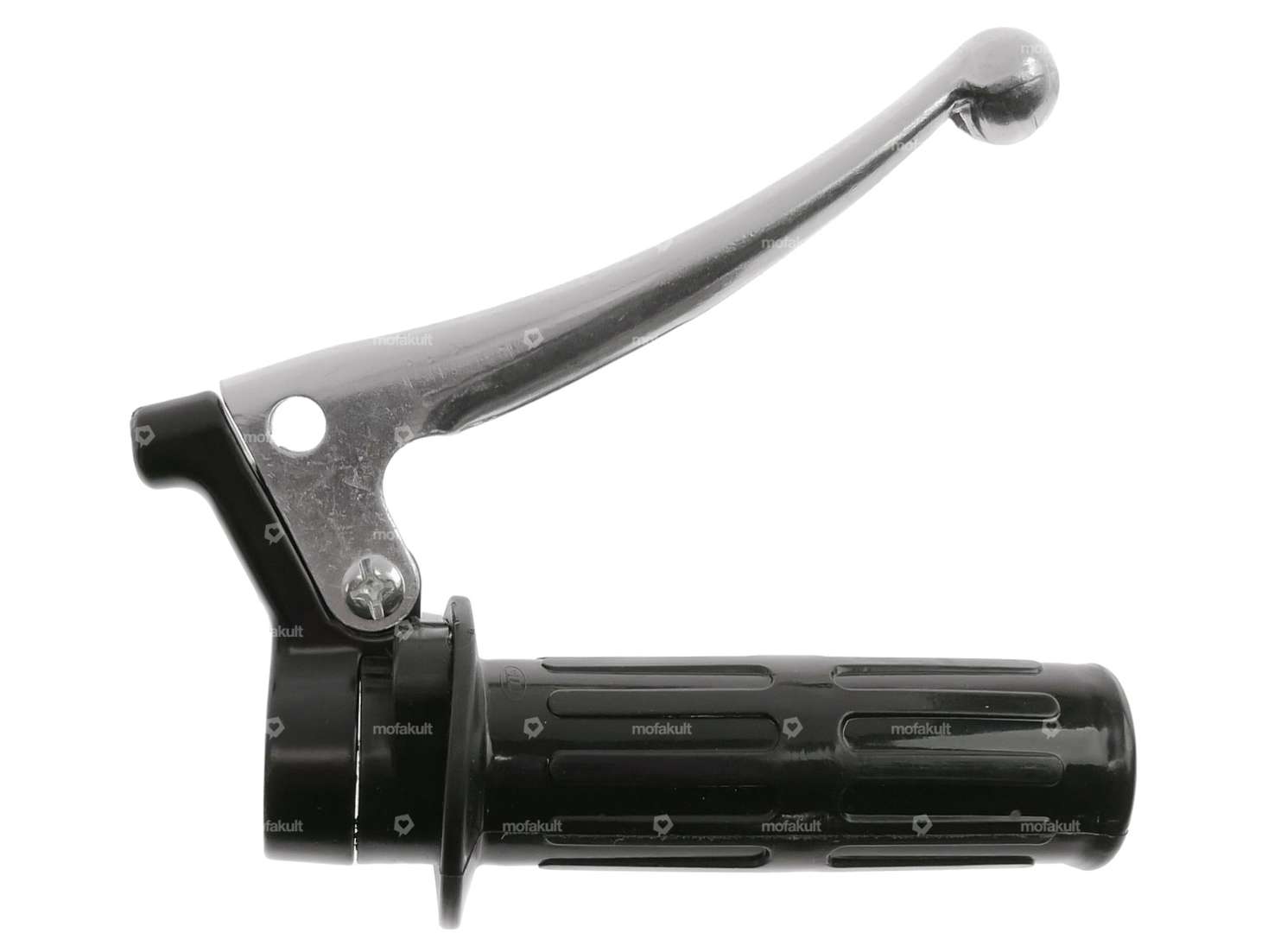 Poignée de gaz Oldschool noire Carousel Image 1