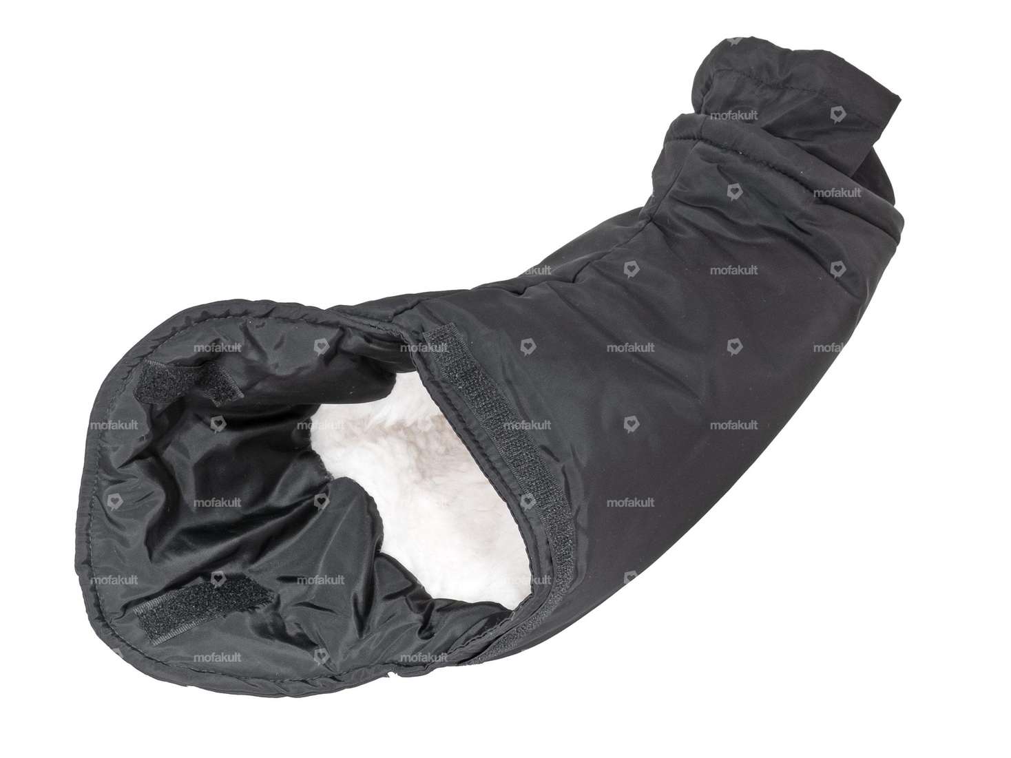 wobs protège-mains doublé long noir Carousel Image 2