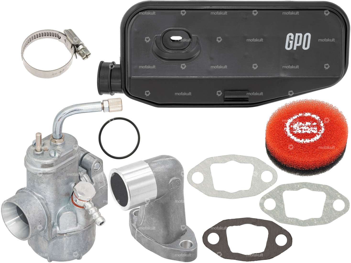 swiing® ingenious 17 mm Vergaserset getarnt | Puch E50 Carousel Image 1