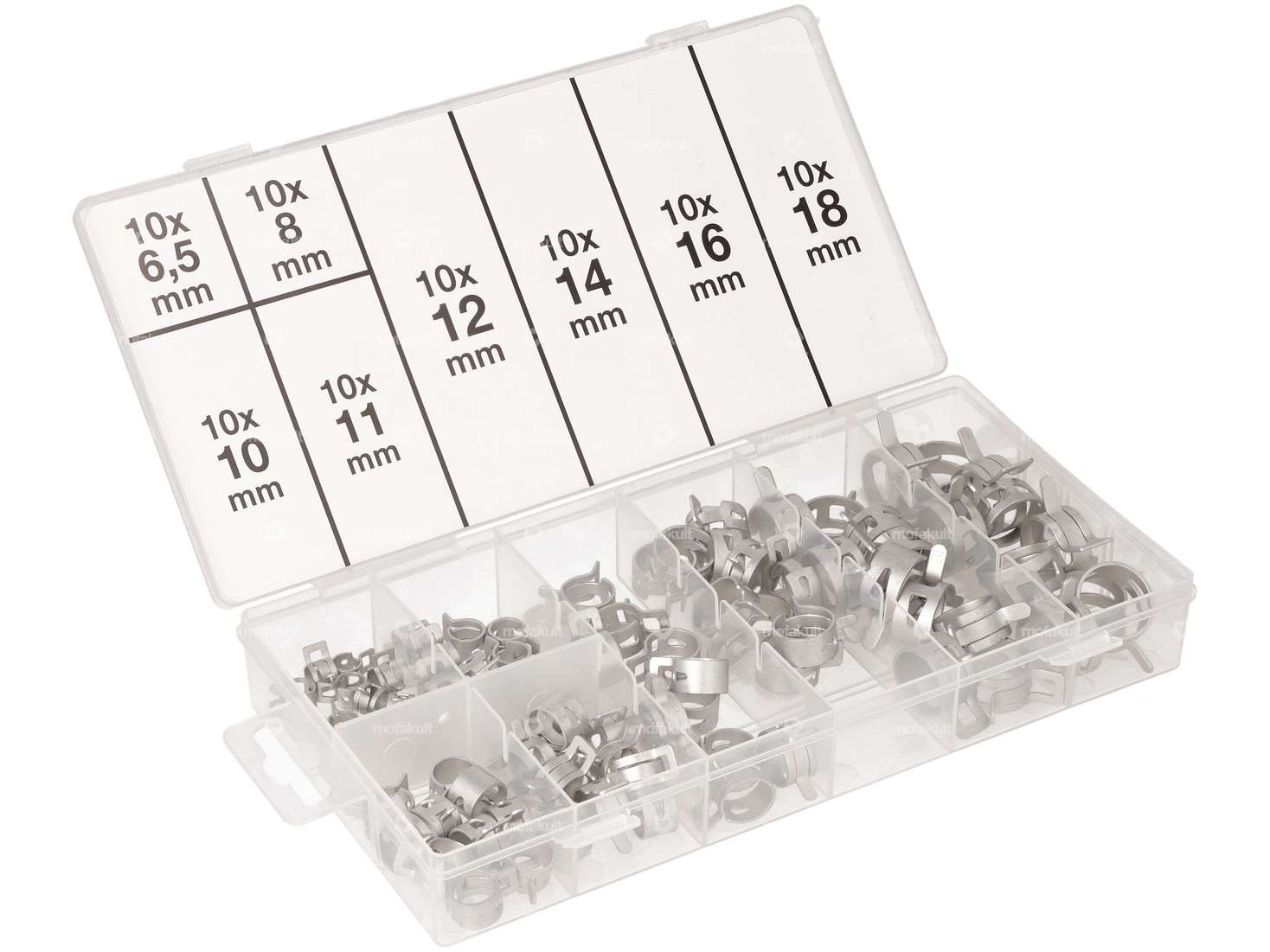 BGS Schlauchklemmen-Sortiment 6.5 - 18 mm 80-tlg. Carousel Image 1