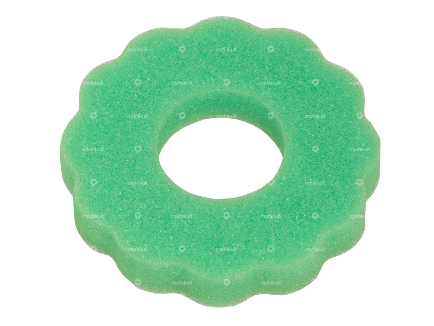 Éponge décorative ondulée couvercle de réservoir vert Carousel Image 1