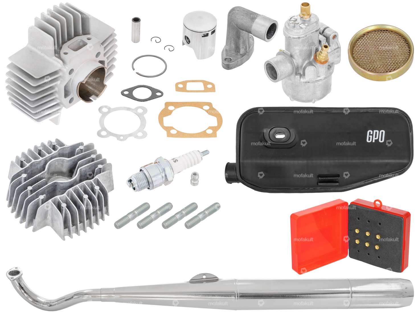 GPO Tuning-Set 45 mm (Budget) | Puch E50, ZA50 Carousel Image 1