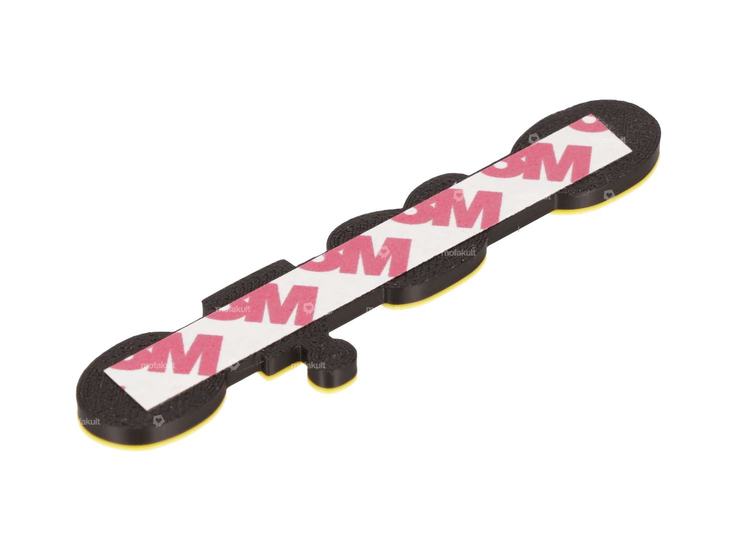 Emblème "ciao" plastique 3D jaune / noir Carousel Image 2