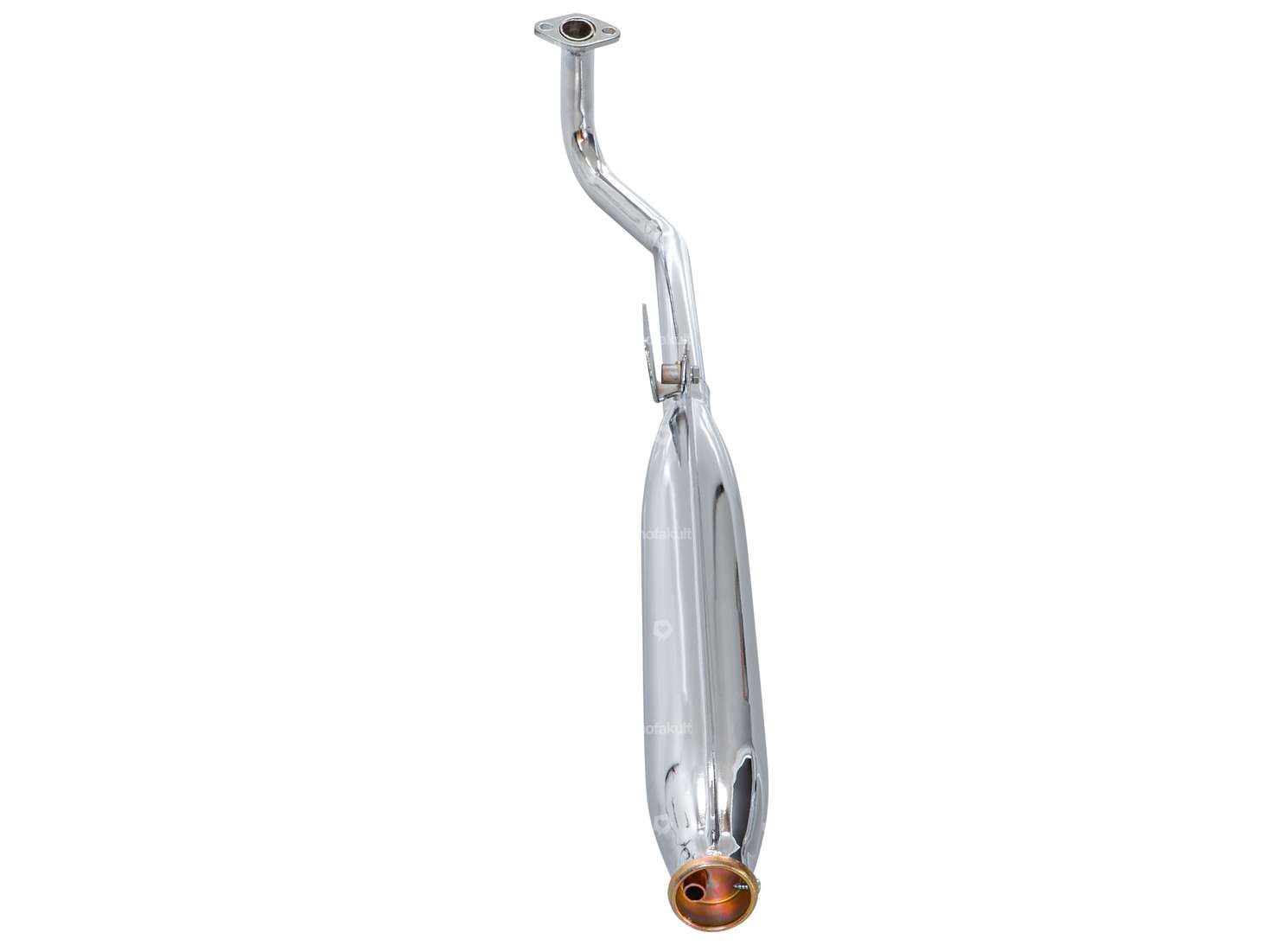 Auspuff 25 mm schräger Auslass Chrom | Tomos Carousel Image 4