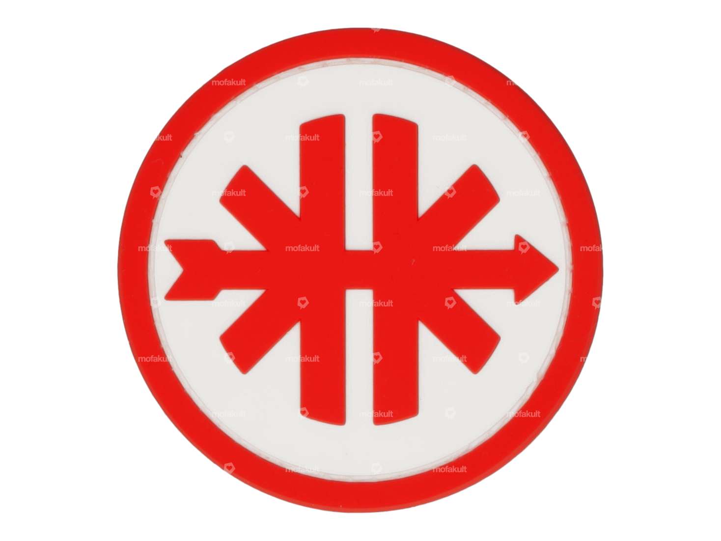 mk-Merch Klett-Patch «Kreidler» Gummi rund Carousel Image 1