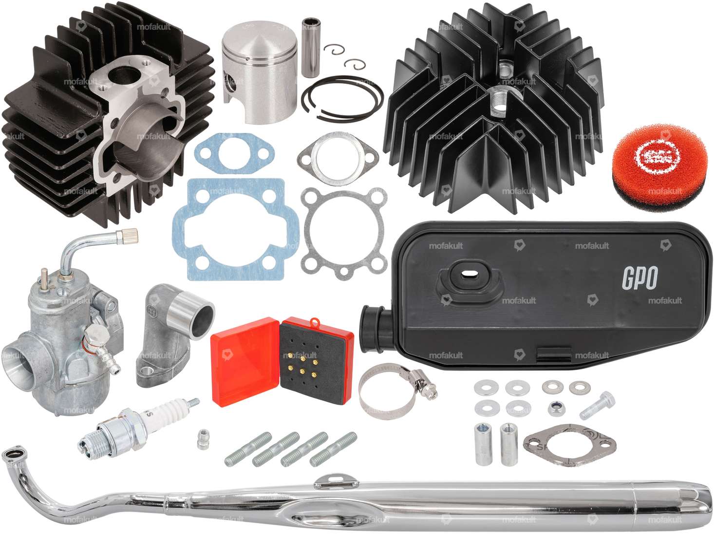 GPO Tuning-Set 45 mm (réplique Metrakit) | Puch E50 Carousel Image 1