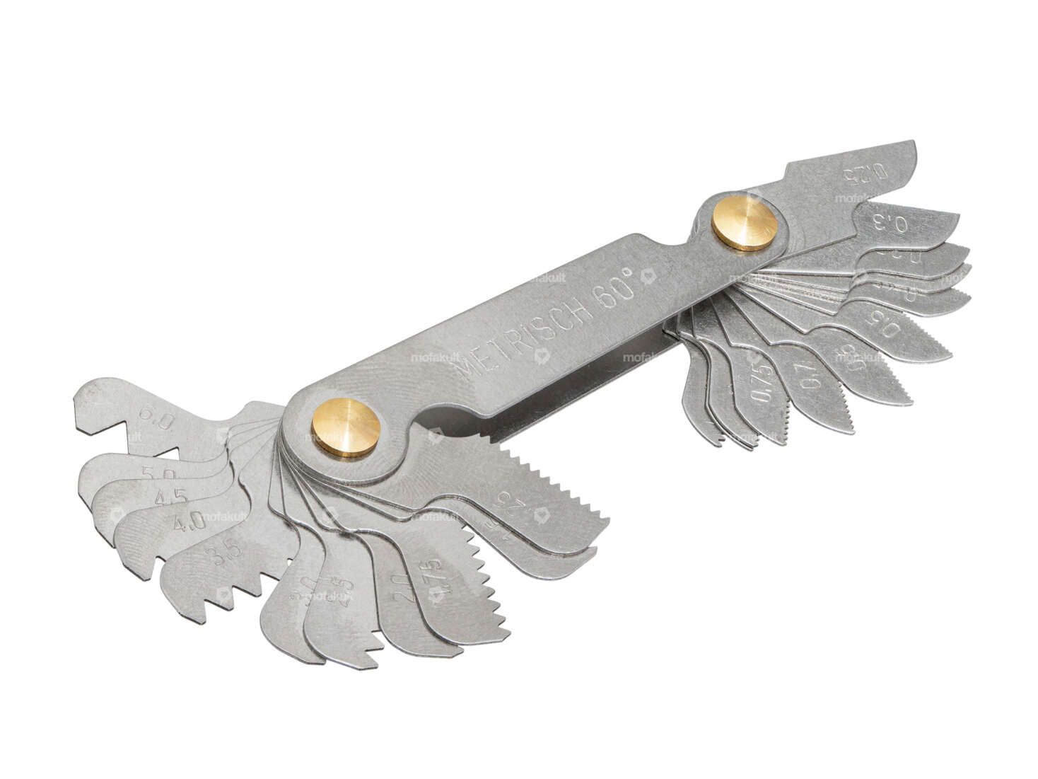 BGS Jauge de filetage 60° métrique 24 feuilles Carousel Image 1