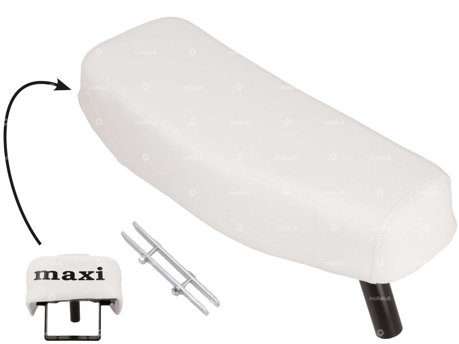 Banc "PUCH maxi" long blanc | Puch Maxi Carousel Image 1