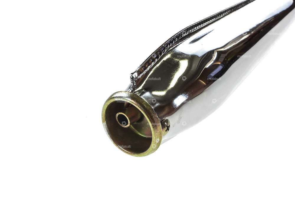 Echappement 22 mm sortie droite chrome | Tomos Carousel Image 4