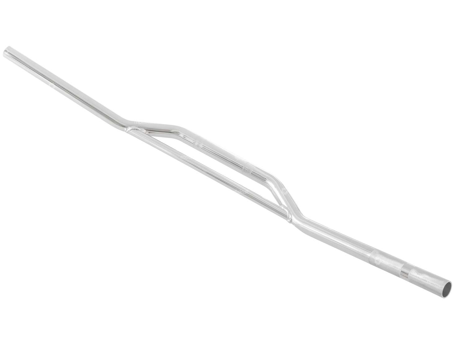 Lenker Gabelplatte 8 cm mit Strebe breit Chrom Carousel Image 2