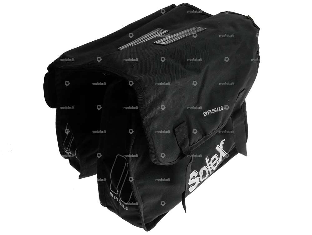 Sacoche à bagages BASIL Solex textile noir Carousel Image 1