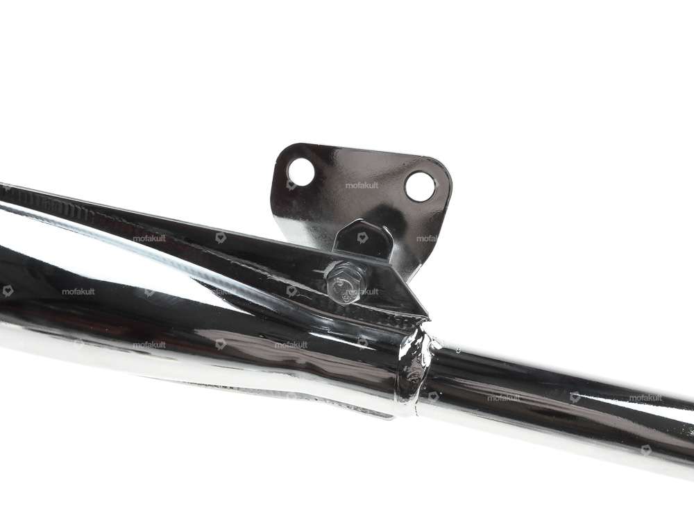 Echappement 25 mm sortie inclinée chrome | Tomos Carousel Image 2