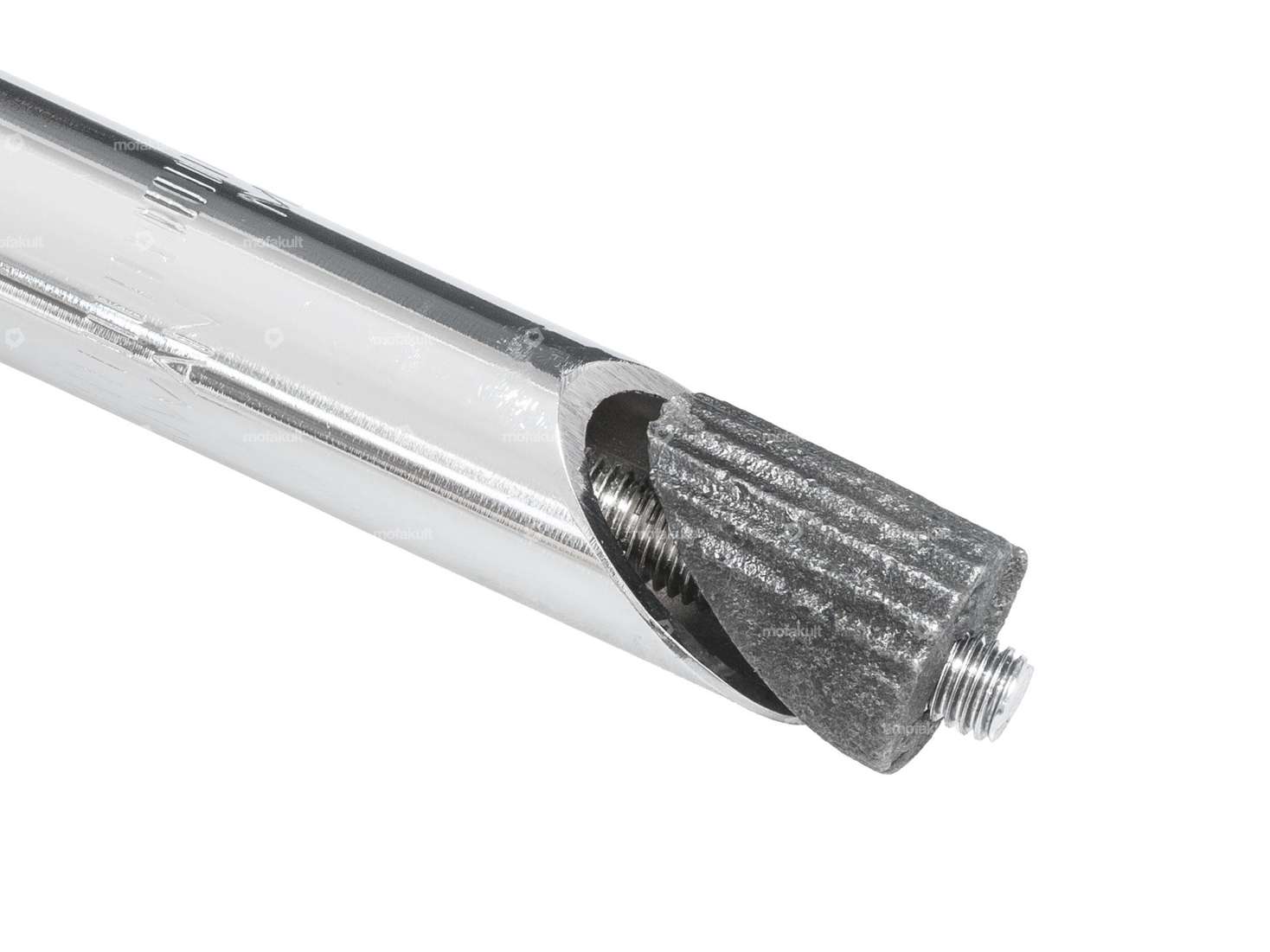 Guidon Potence 13 cm Solex 3800 Chrome (ancien modèle) Carousel Image 4