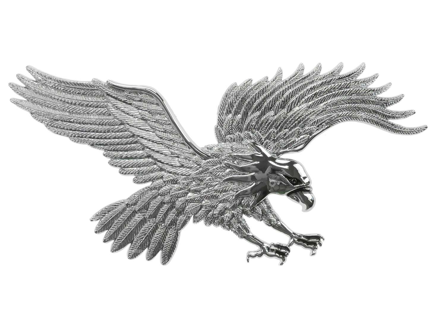 Emblem Adler Chrom riesig (Klebefolie) Carousel Image 1