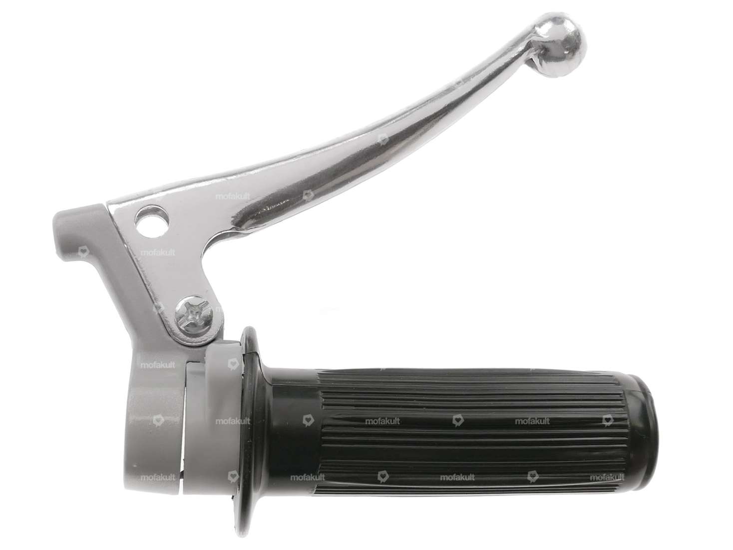 Poignée de gaz Oldschool grise Carousel Image 1