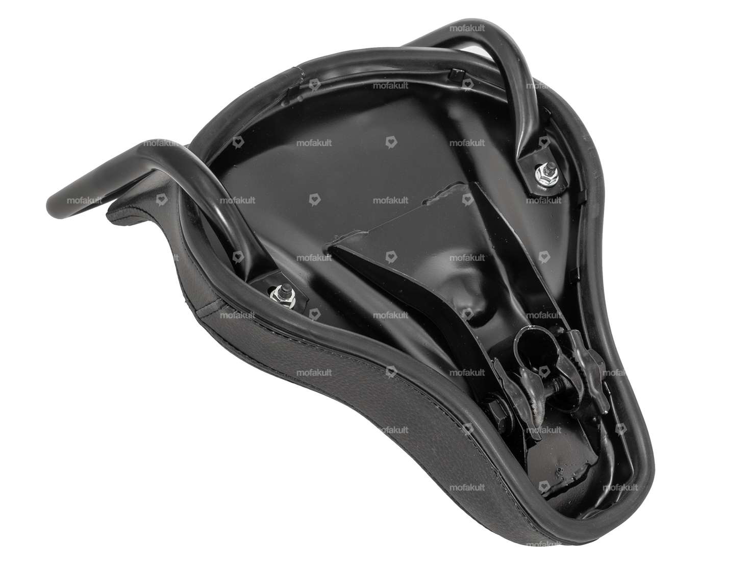 selle chopper "PUCH" inscription noire Carousel Image 4