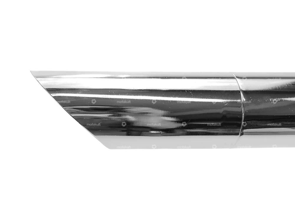 swiing muffler drag pipe 45° chrome Ø 32 / 70 mm Carousel Image 3