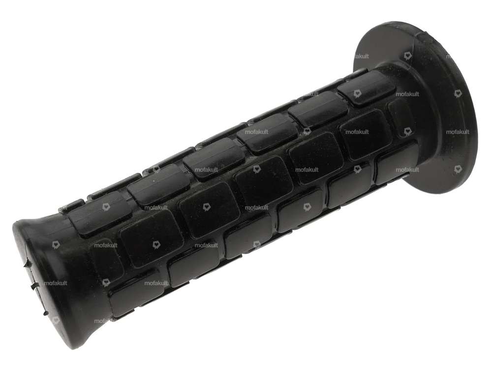 Poignée modèle bloc 22 mm noir brillant Carousel Image 1