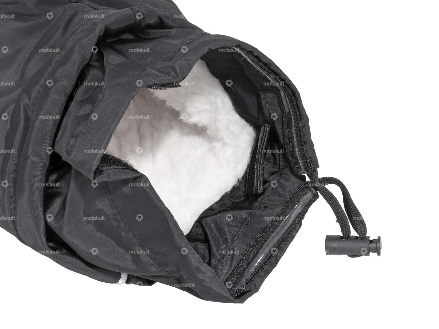 wobs protège-mains doublé long noir Carousel Image 3