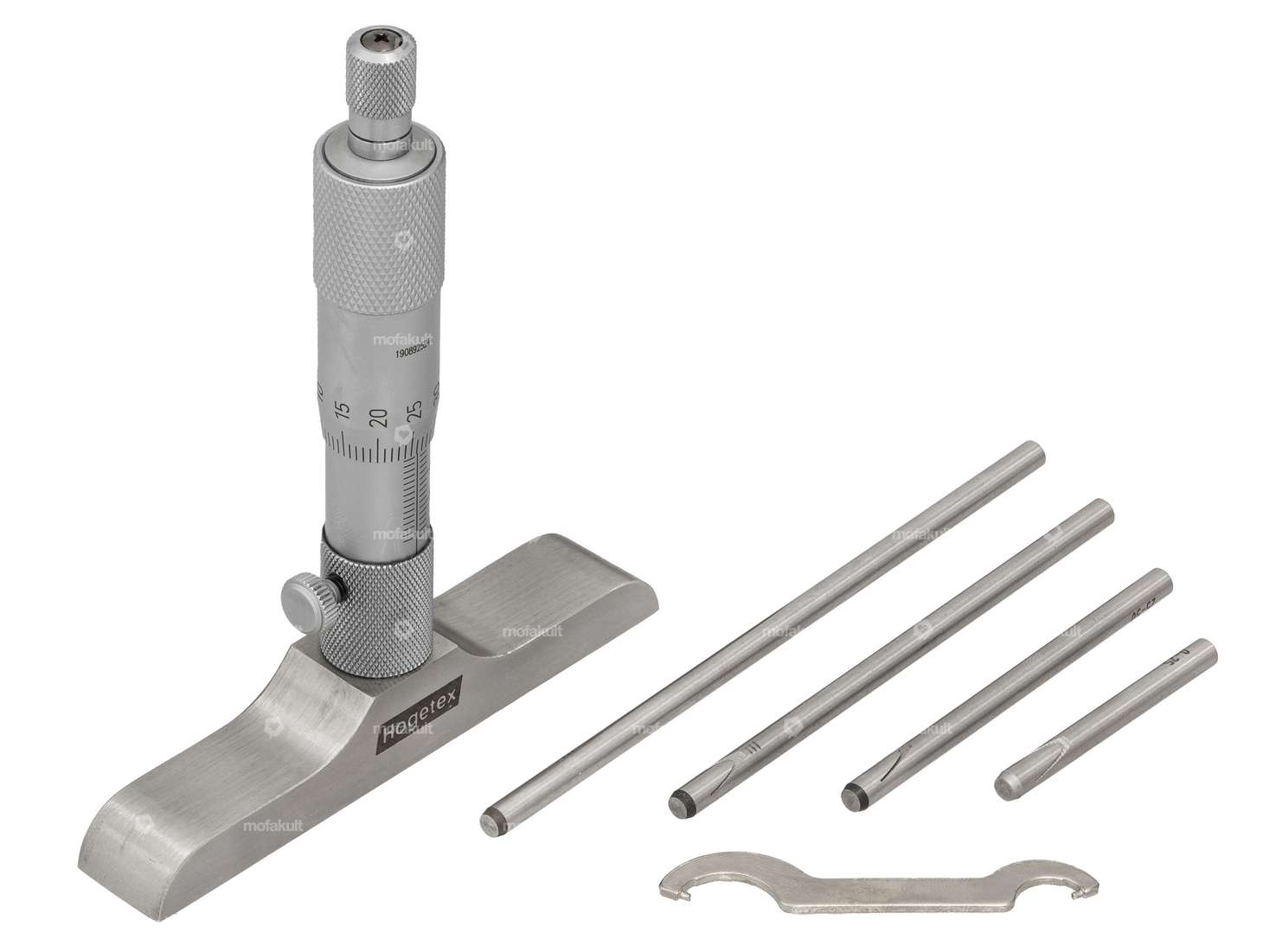 Hogetex Tiefenmikrometer 101.5 x 17 mm (Messbereich 0 - 100 mm) Carousel Image 1