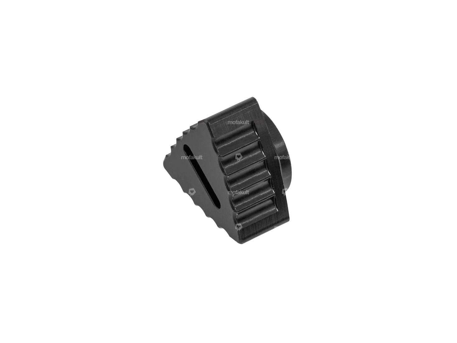 66HEROES Écrou de protection latérale CNC M5 Alu noir (plein) Carousel Image 1