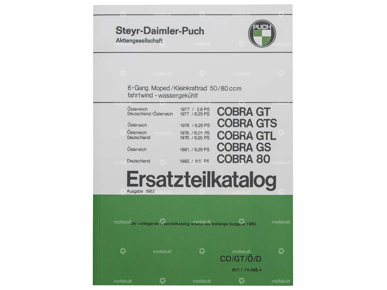 Spare parts catalog | Puch Cobra 6-speed (AT, DE) Carousel Image 1