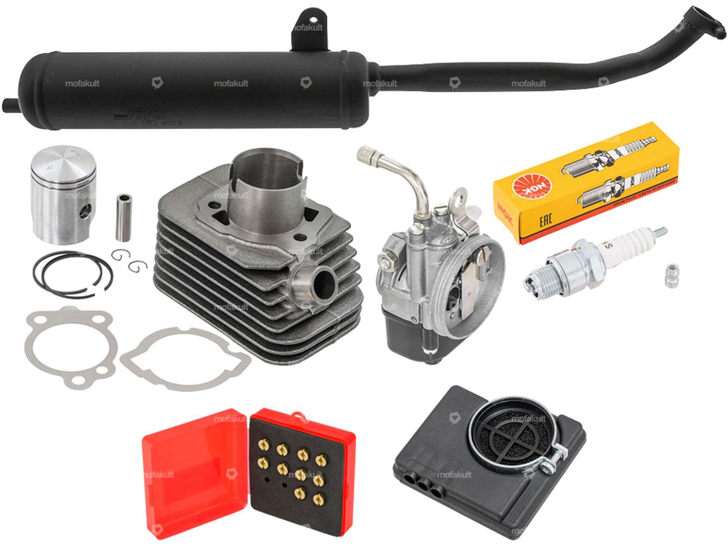 41 mm everyday tuning set 10 mm KoBo | Piaggio Ciao, SI Carousel Image 1