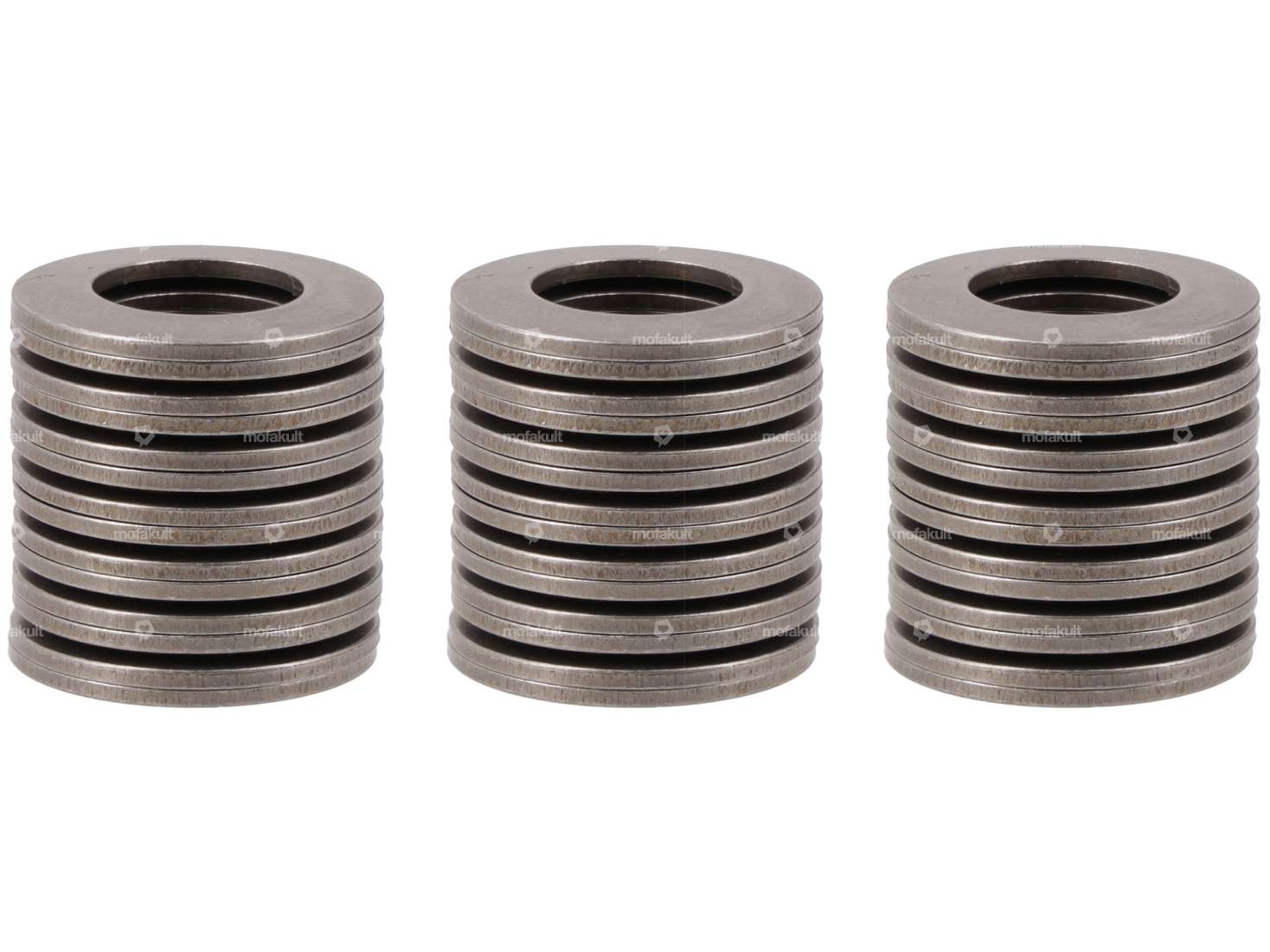 HRT Kit de rondelles 0.8 mm embrayage KTM SX50 Inox | Puch E50 Carousel Image 1