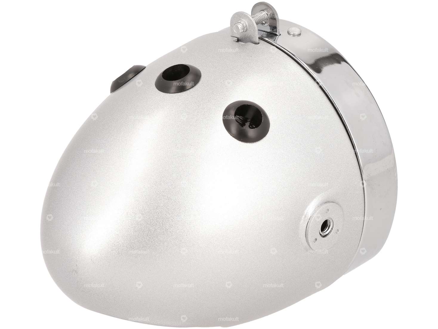 Egg lamp Ø 103 mm (side mounting) silver / chrome Carousel Image 3