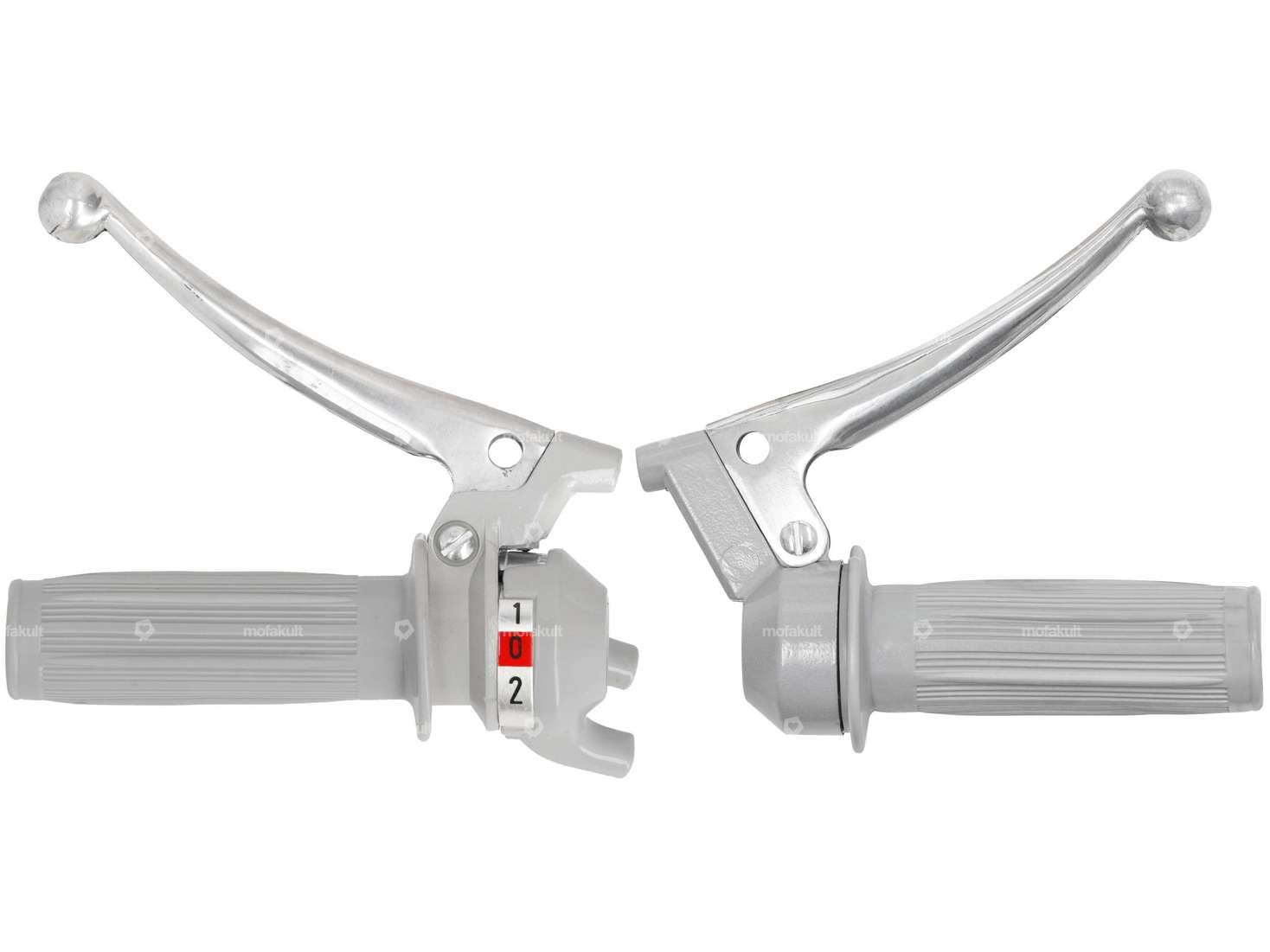 Set de poignées 2 vitesses HG Magura réplique grise Carousel Image 1