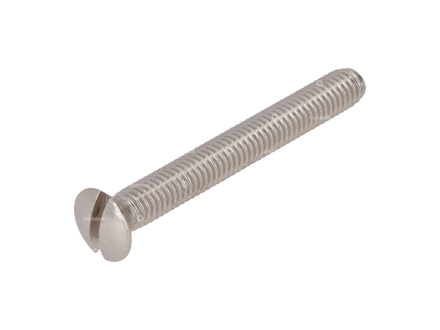 M6x50 slotted countersunk head screw Inox Carousel Image 1