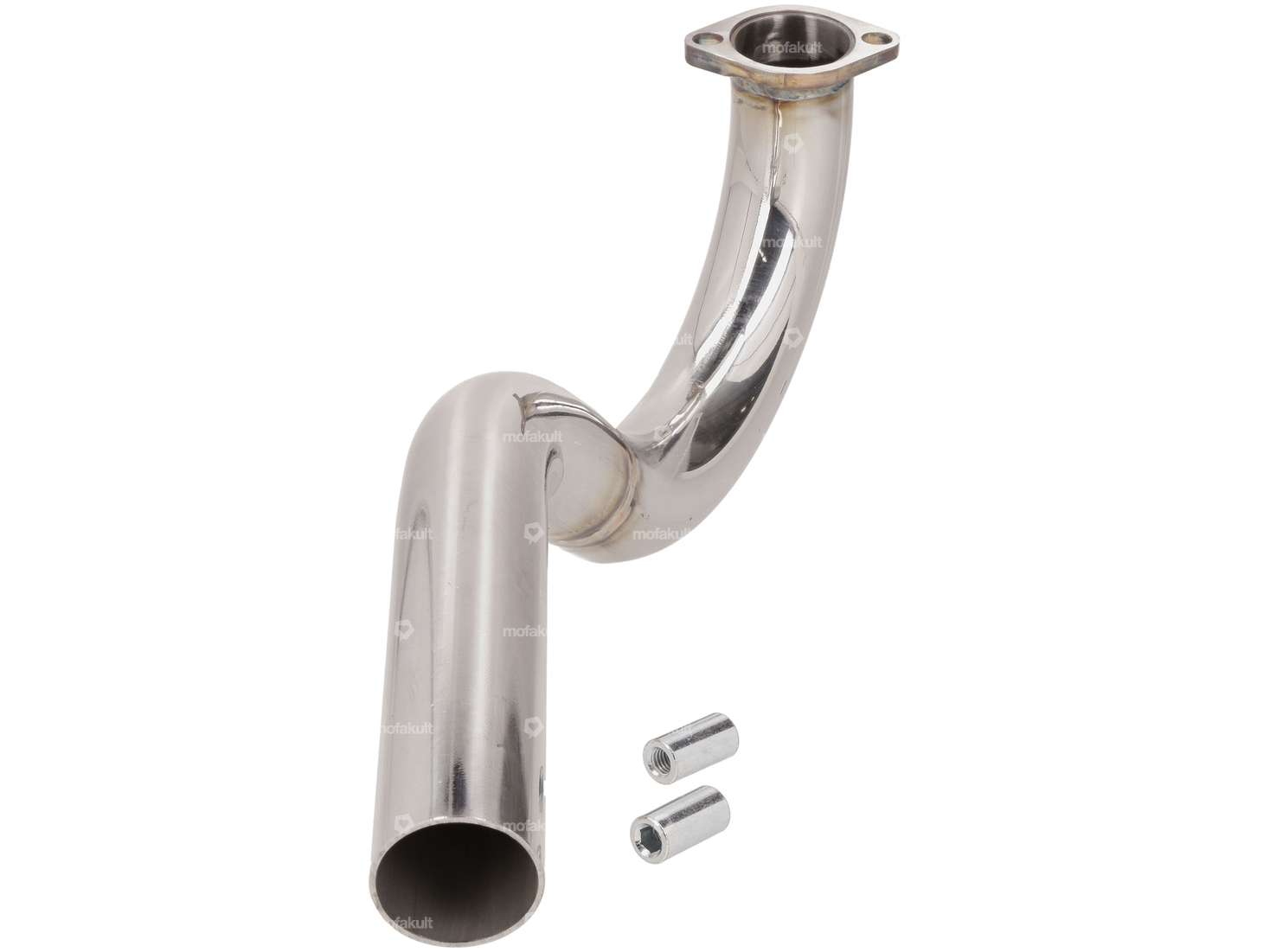 BAD ASS Collecteur d'échappement 32 mm chromé | Puch E50, Z50 Carousel Image 2