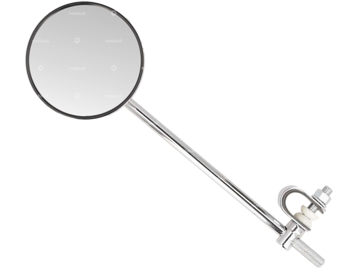 GPO Miroir rond (version courte) Chrome Carousel Image 1