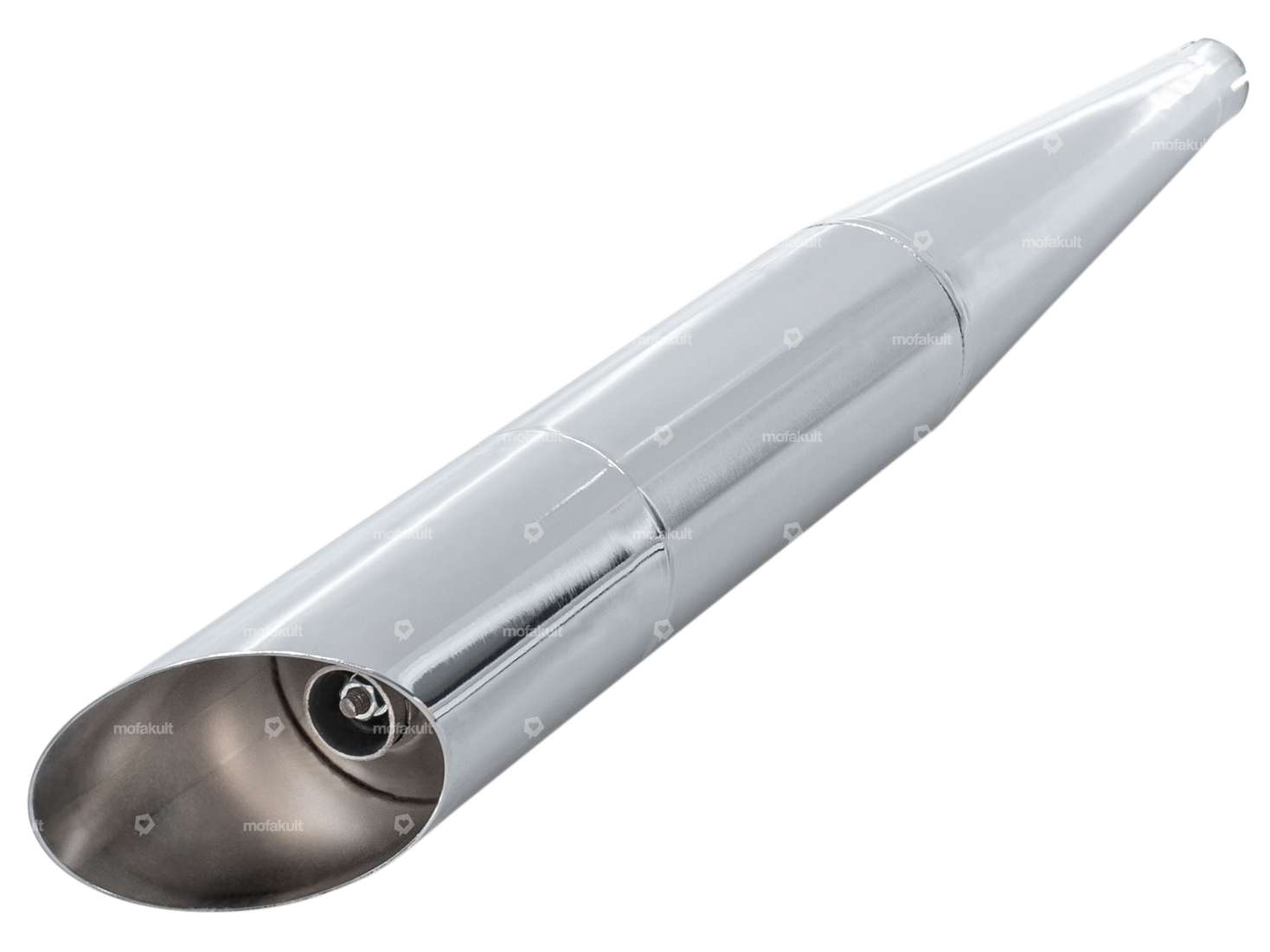 swiing® ingenious Endtopf Drag Pipe 45° Chrom Ø 28 / 70 mm Carousel Image 3