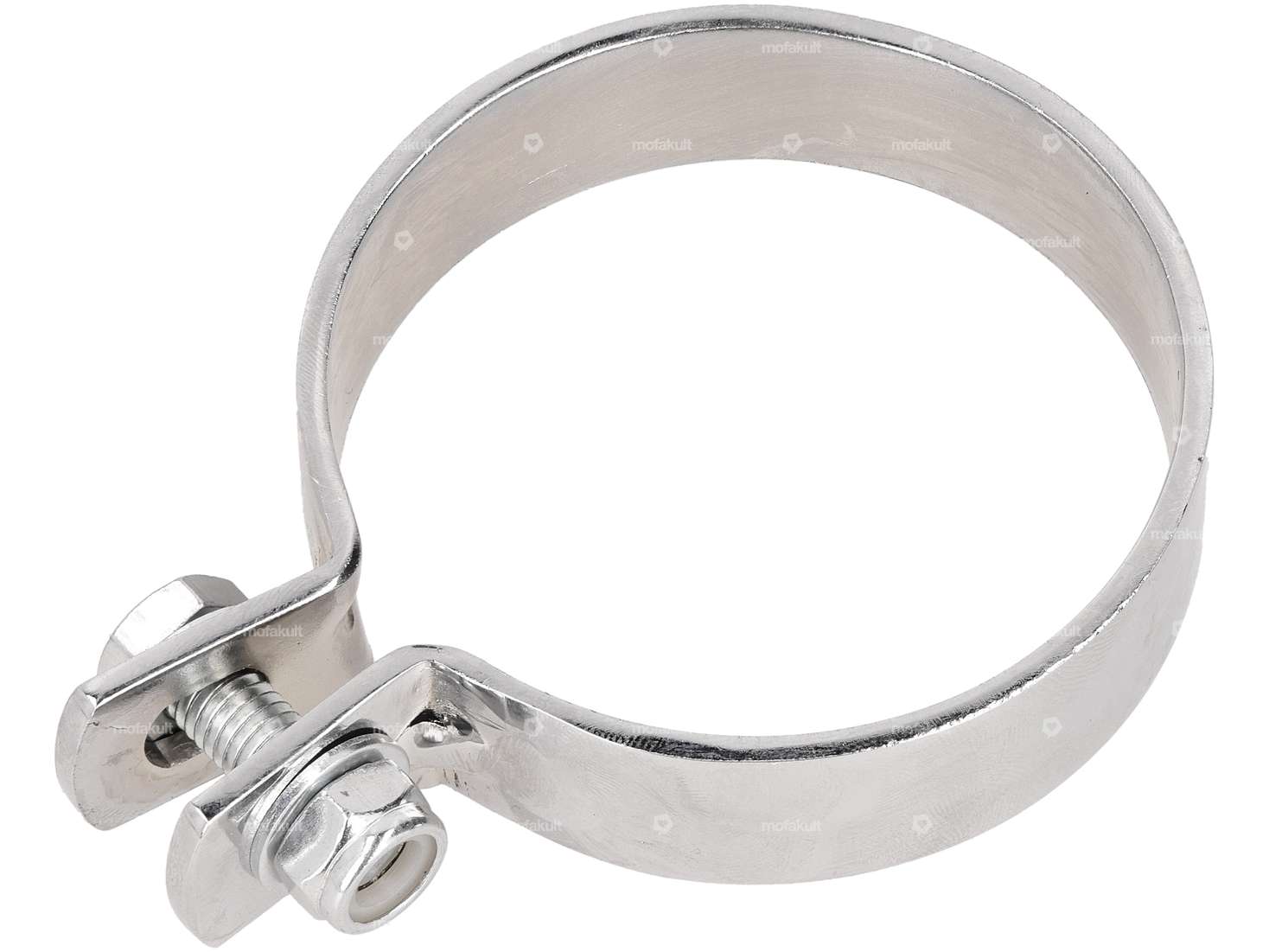 GPO Auspuffschelle 70 mm Chrom Carousel Image 1
