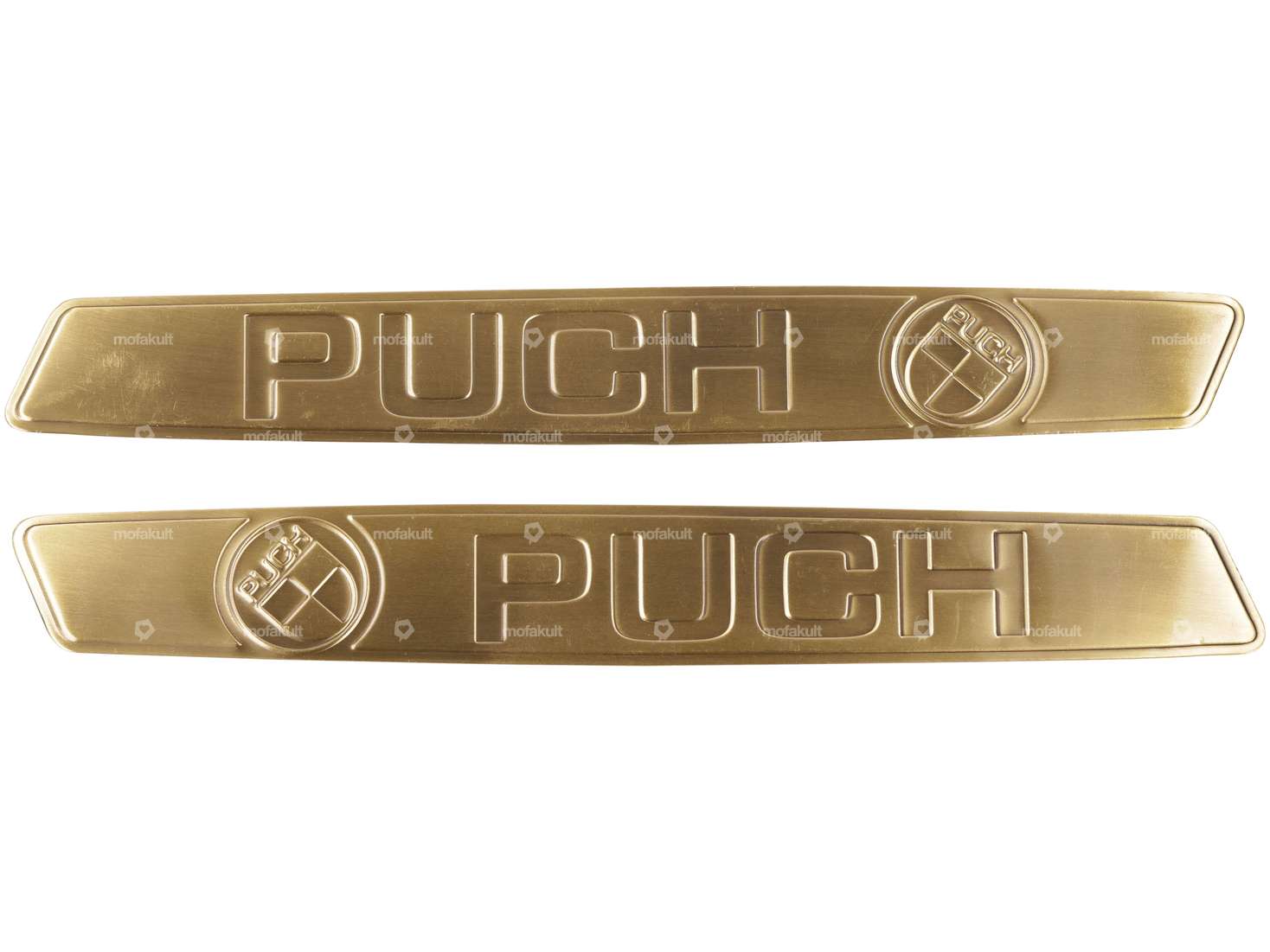 "PUCH" Gas Tank Decal, 204 x 29 mm, Antique Look | Puch Maxi Carousel Image 1