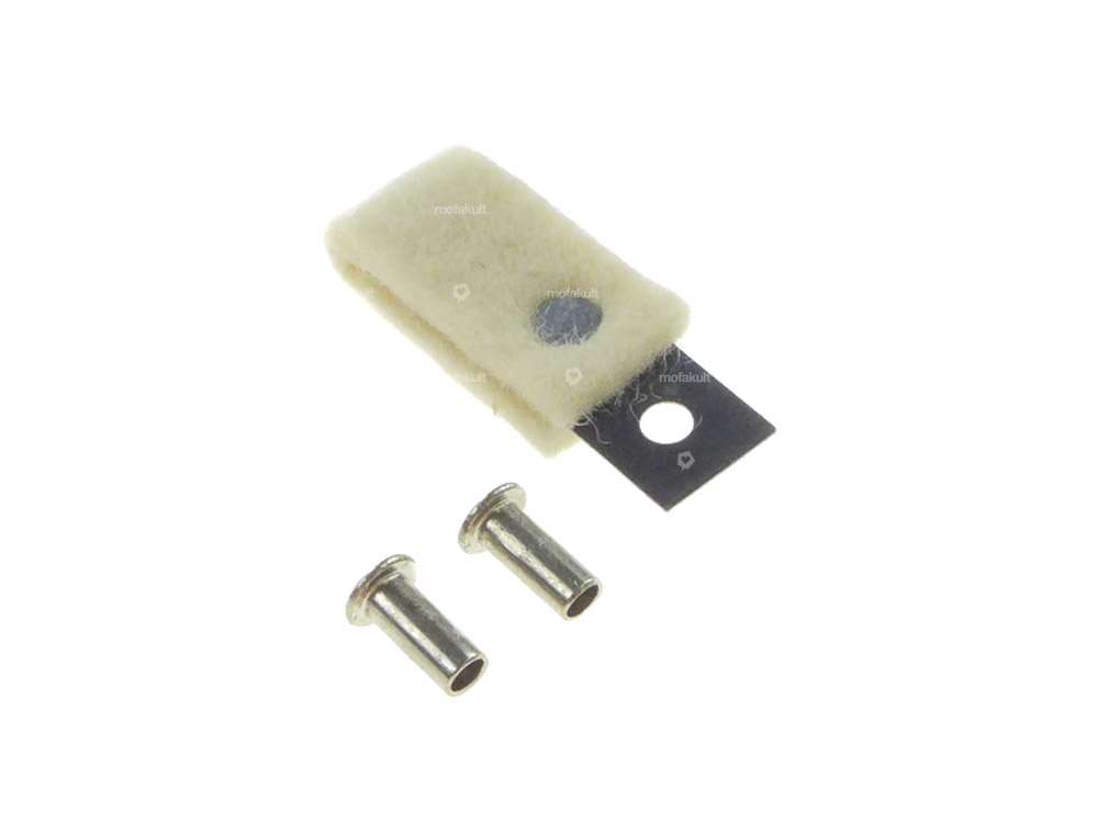 Lubricating felt Rivet design Carousel Image 1