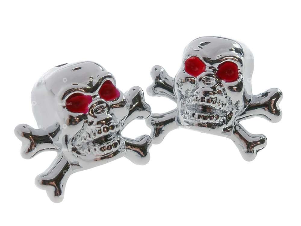 Ventilkappen Skull Chrom Carousel Image 1