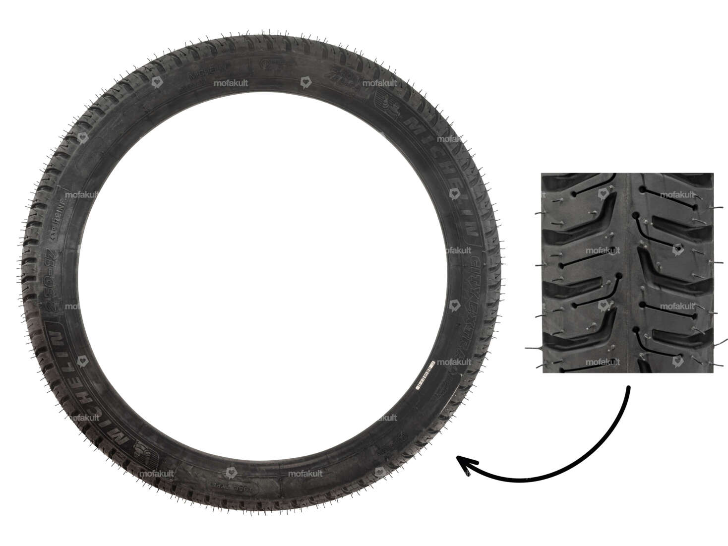Michelin 2.75 x 17" tires City Extra Allround Carousel Image 1