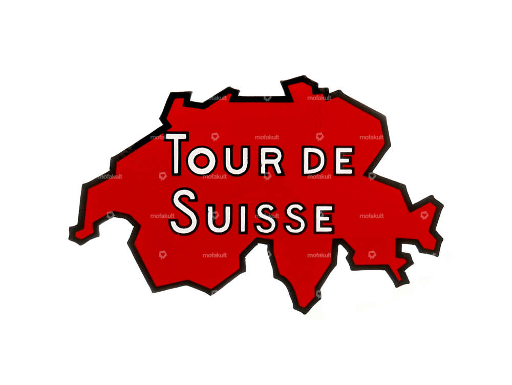 Aufkleber «Tour de Suisse» 50x32 Tank | Sachs 50/2 Carousel Image 1
