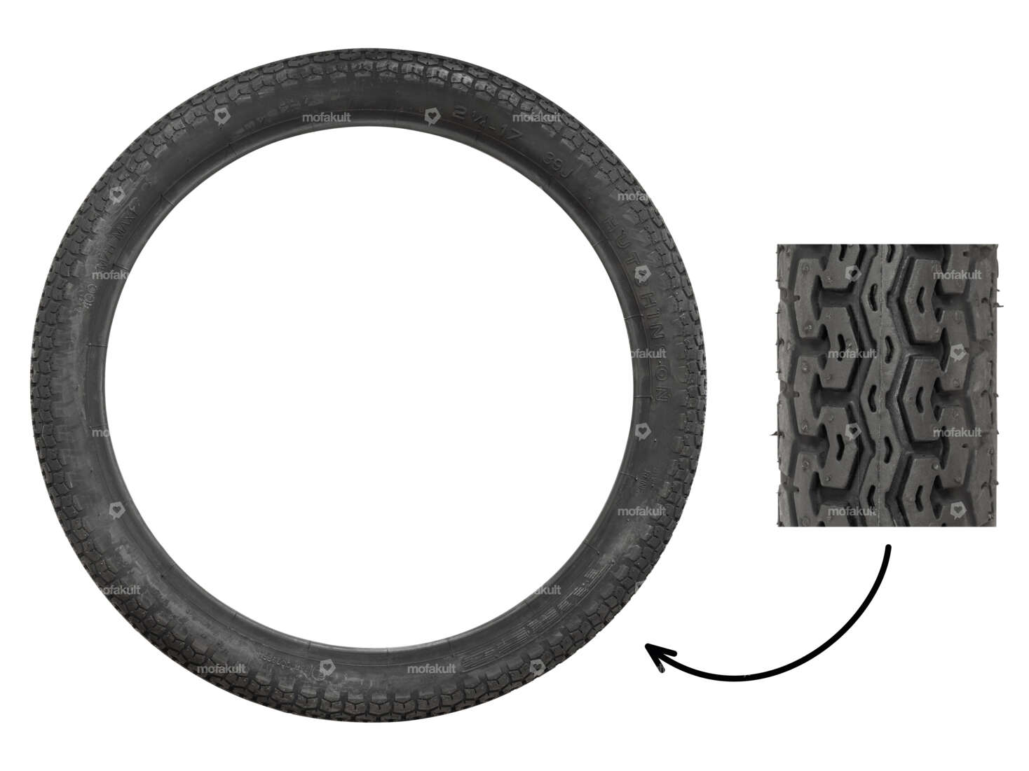 Pneu Hutchinson 2.25 x 17" Turbo Allround Carousel Image 1