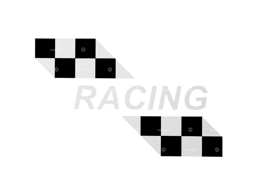 Autocollant Racing réservoir Puch X30 Sport (écriture blanche) Carousel Image 1