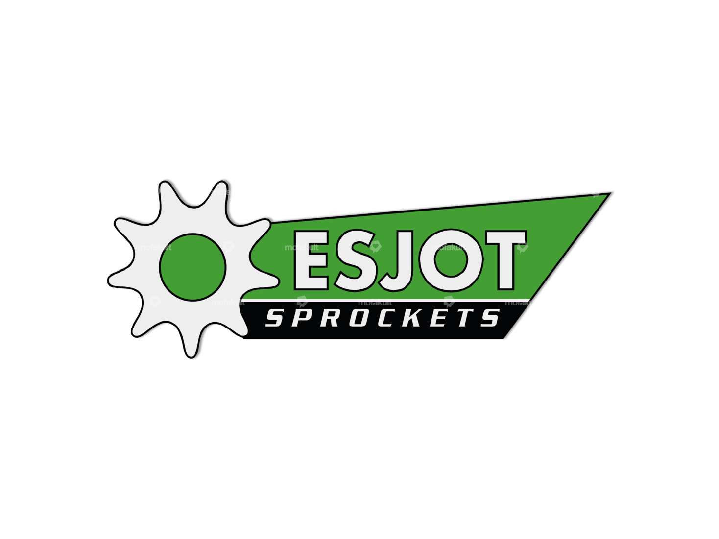 ESJOT sticker Sprockets 10 x 4 cm Carousel Image 1