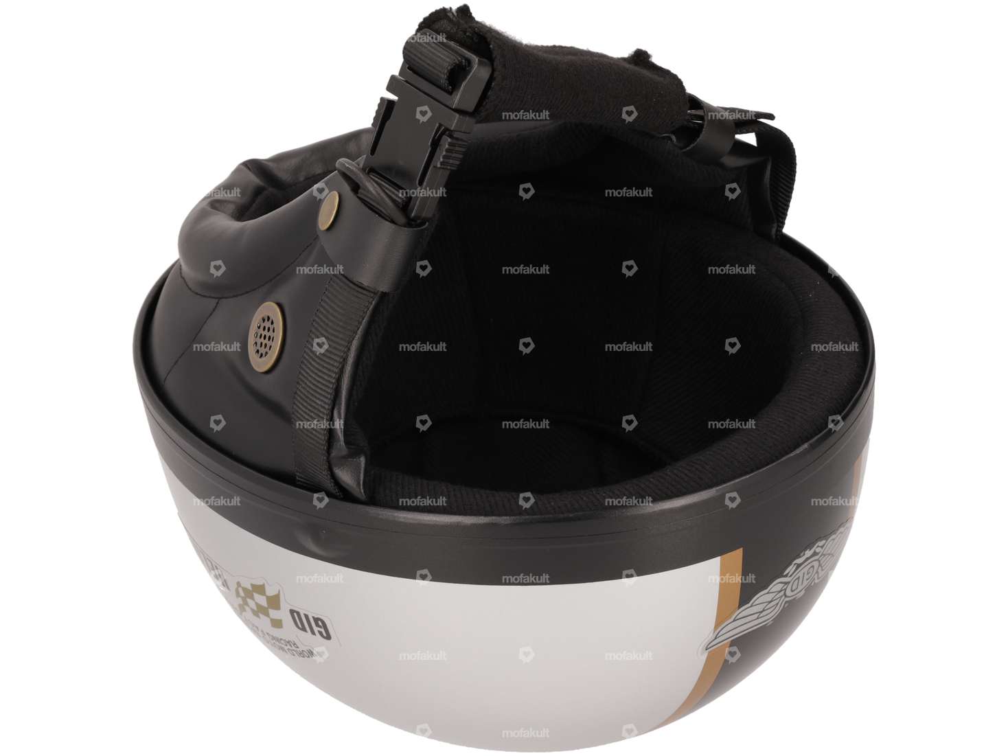 Topfhelm silbern mit Streifen Carousel Image 4