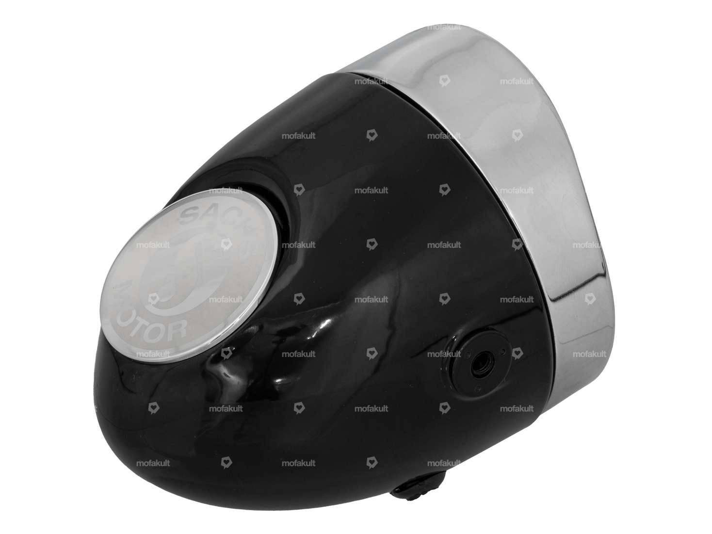 66HEROES speedometer bezel Ø 48 mm "Piaggio" chrome | Piaggio Ciao, SI, Bravo, Boxer Carousel Image 3